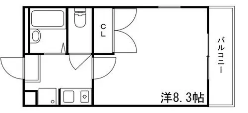 MISTRAL下手野【203号室】の間取り