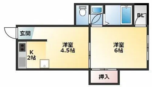 RIZEONE平野【3階】の間取り