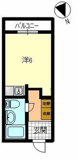 ドミトリーI【1階】の間取り