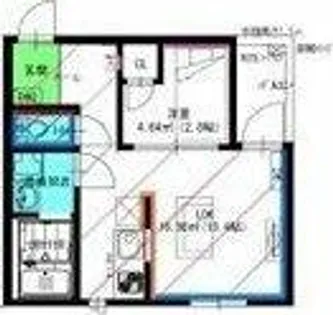 AX黒田古城(アークス黒田古城)【3階】の間取り