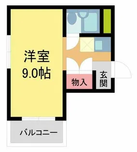 メゾン槻木【301号室】の間取り
