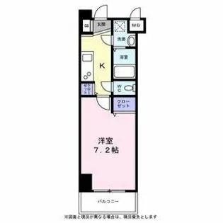 プラウランド小牧【602号室】の間取り