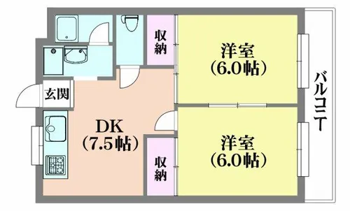 ラッフィナート海運町【2階】の間取り