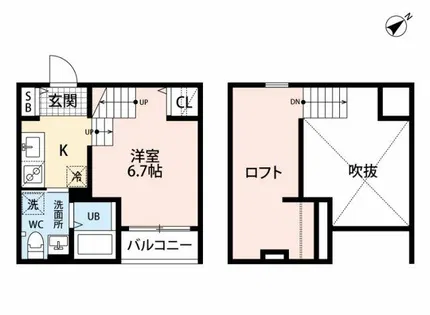 MRK箱崎【1階】の間取り