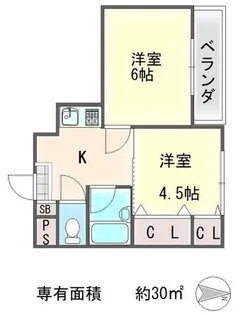 ラヴァリエ【4階】の間取り