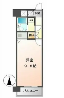 朝日プラザ佃町【302号室】の間取り