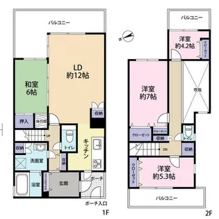 デュープレックス紅葉ケ丘(0005651)【3階】の間取り