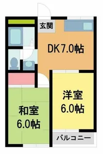 ヴィラ寿【202号室】の間取り