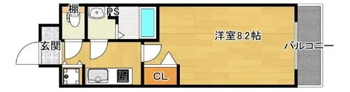 サムティ上新庄レジデンス【7階】の間取り