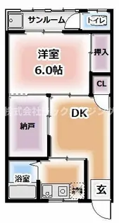 大阪府四條畷市中野3丁目【マンション】の間取り
