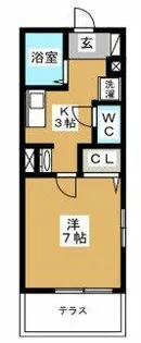 さくらハイム【1階】の間取り