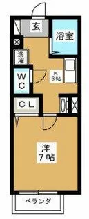 さくらハイム【202号室】の間取り