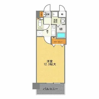 O・G・S FUKUSHIMA【3階】の間取り