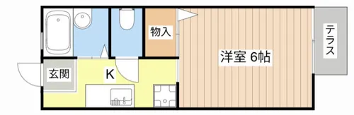 コーポリバノ【101号室】の間取り