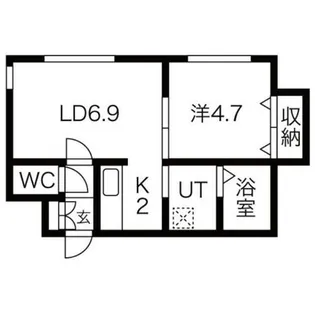 アルバ元町【4階】の間取り