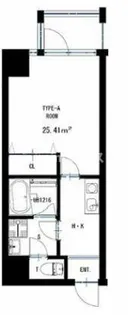 TOYOTOMI STAY PREMIUM梅田西Ⅱ【2階】の間取り