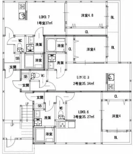 福岡県春日市千歳町2丁目【アパート】の間取り