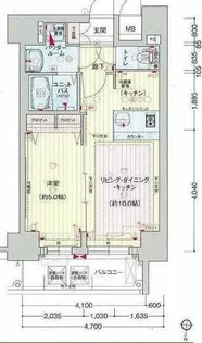 プレサンス丸の内レジデンスⅢ【2階】の間取り