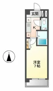 パークフラッツ金山【4階】の間取り