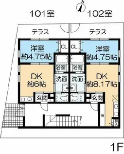 クレアメゾン須磨養老町【1階】の間取り