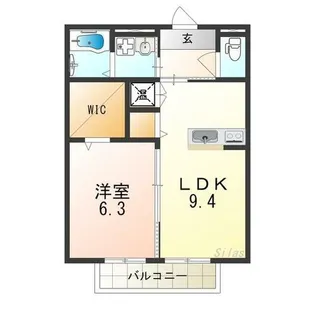 Cozy Court【1階】の間取り