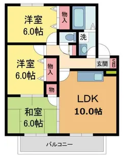ハイムボヌール【1階】の間取り