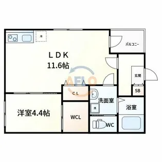 Nextage城東【2階】の間取り