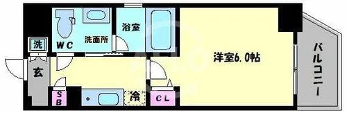 NEXT STAGE本町【603号室】の間取り