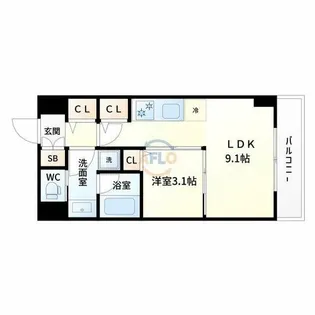 小西マンション【7階】の間取り