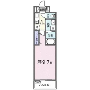 ヒカルサ豊橋小池【3階】の間取り