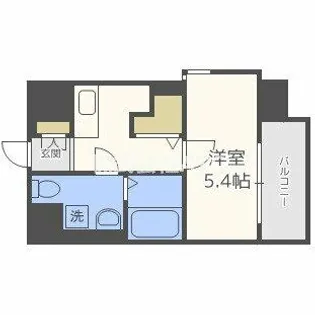 Grandi Utsubo Park【3階】の間取り