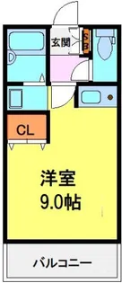 パルハイツ加茂【201号室】の間取り