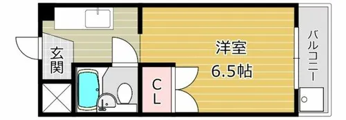 シャトレ富田【2階】の間取り