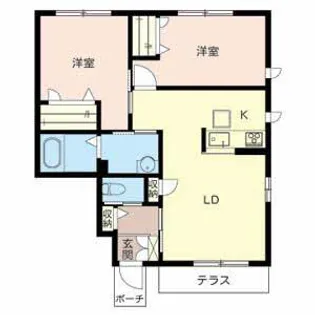シャーメゾンリエート【0102号室】の間取り