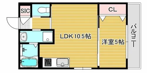セレニティ衣摺【1階】の間取り