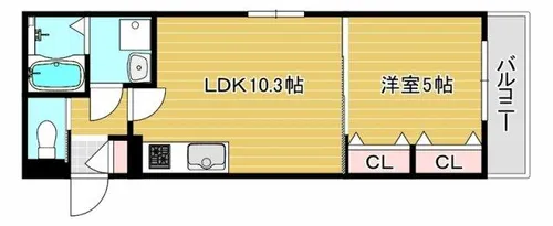 セレニティ衣摺【3階】の間取り