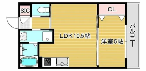 セレニティ衣摺【2階】の間取り