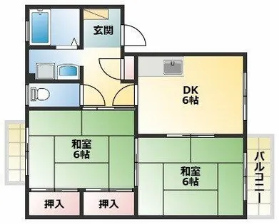 LKフレンスィダーⅡ号館【1階】の間取り