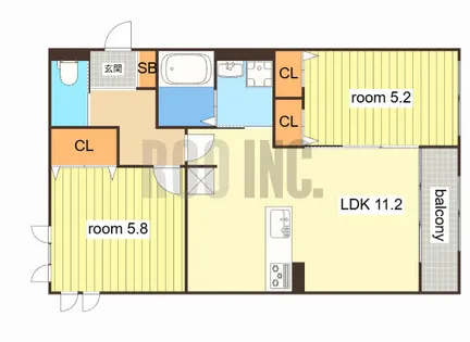 Suzu Bellecourt【1階】の間取り