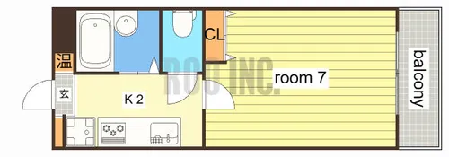 雅ガーデンハイツ【S201号室】の間取り
