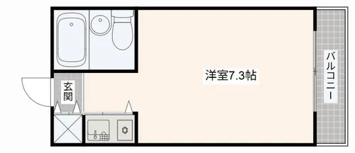 クリーンピア南大路時計台【710号室】の間取り