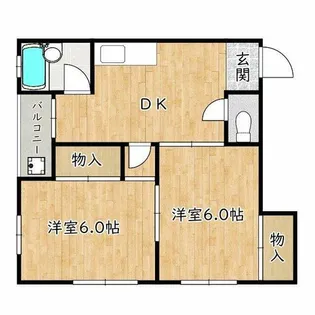 大阪府堺市中区深井北町【マンション】の間取り