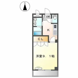 グランディールU【2階】の間取り