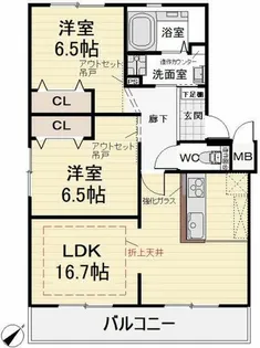 サンシャインイトウ【4階】の間取り
