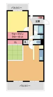ドルミ宝塚御殿山【1階】の間取り
