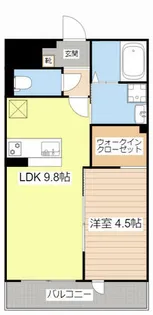 ポンテ・リング 弐番館【2階】の間取り