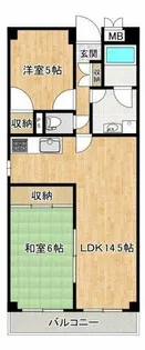 大阪府吹田市山田東1丁目【マンション】の間取り