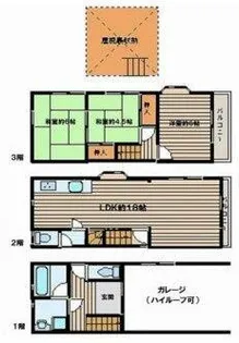 大阪府大阪市鶴見区安田3丁目【一戸建】の間取り