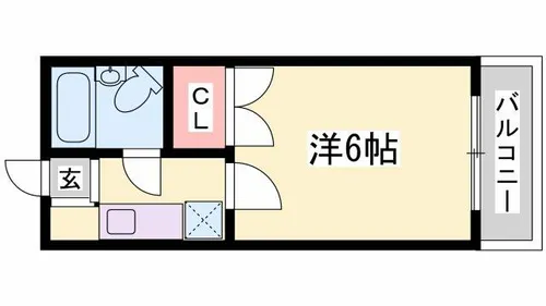 Uマンション【204号室】の間取り