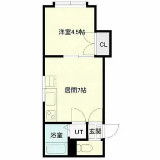 フェリス南郷【302号室】の間取り